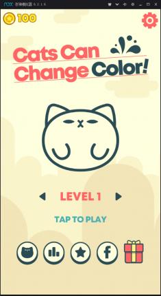 变色猫跳跃手机版下载,变色猫跳跃,跳跃游戏,点击游戏
